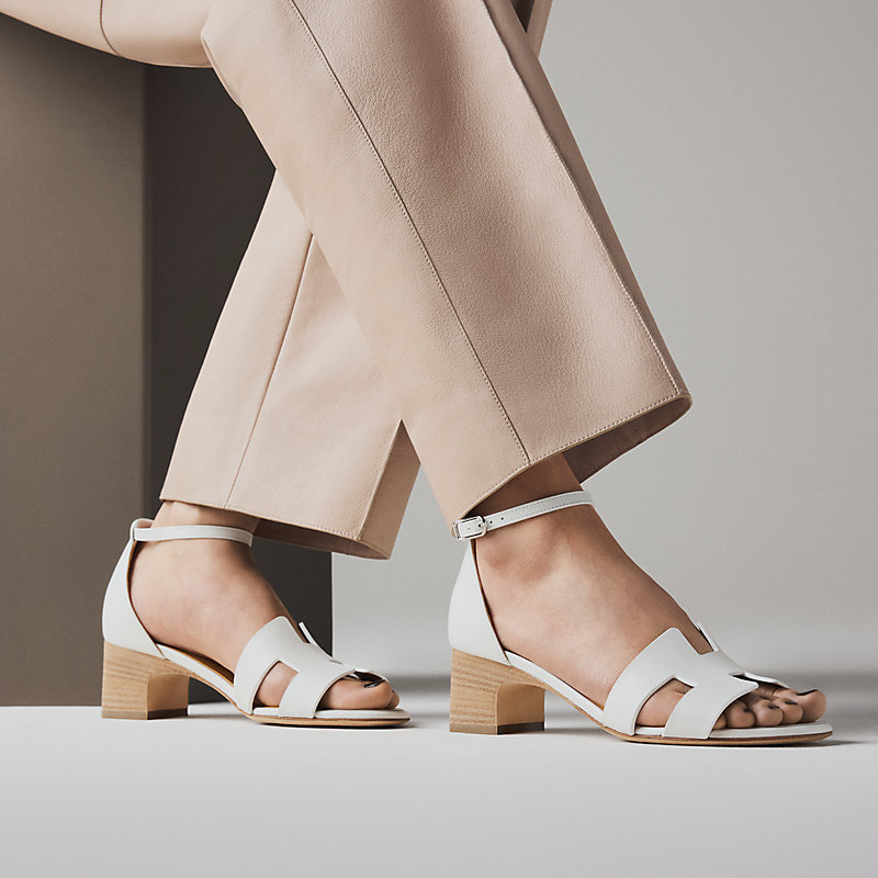エルメス アンサン サンダル ヒール マルチカラー 36サイズ サンダル 《アンサン》 50 - ホワイト | Hermès - エルメス-公式サイト